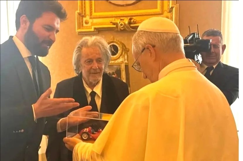El Papa León XIV recibe al actor Al Pacino en el Vaticano
